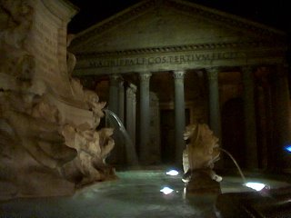 The Pantheon at night, Rome 2006.