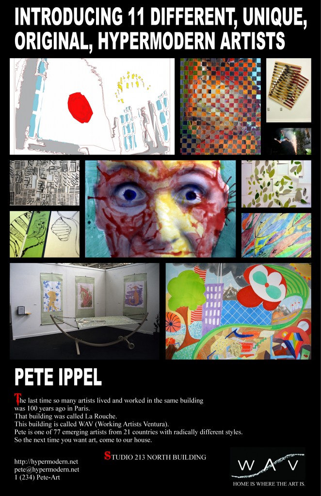 Introducing 11 Different, Unique, Original, Hypermodern Artists: Pete Ippel